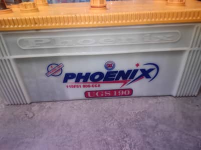 Phoenix battery 190 working on inverter good condition 10/10
