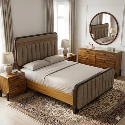 beautiful bed set unique design