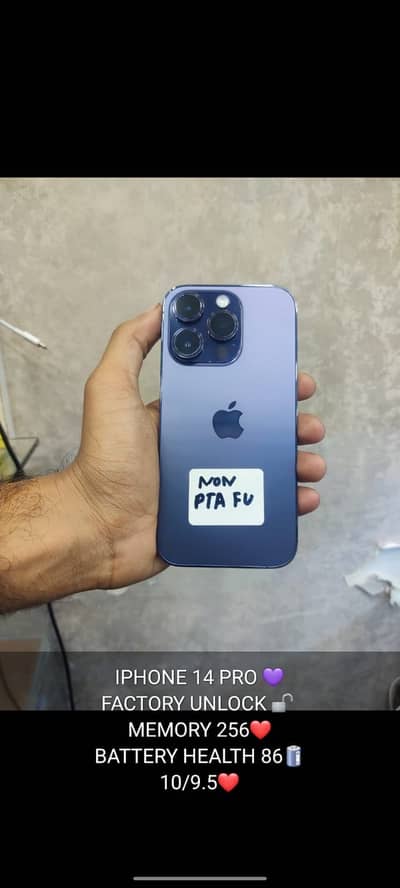 Iphone 14 pro 256gb factory dual physical