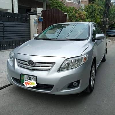 Toyota Corolla Gli manual 2010