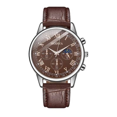 Stylish Men’s Watch ⌚ Leather Strap | Best Quality