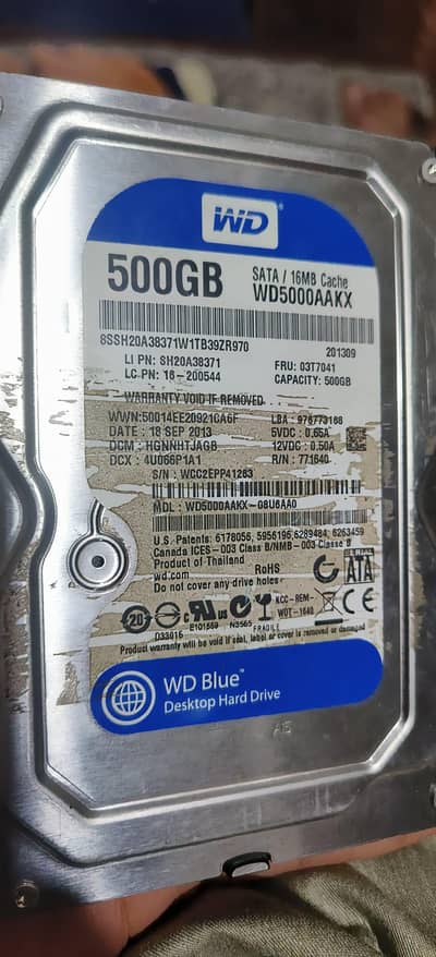 wd 500 gb HDD