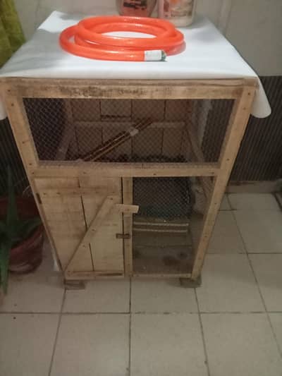 wooden pets cage 3x2