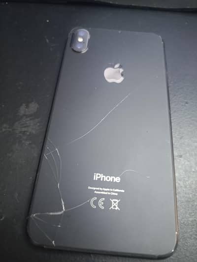 iphone xsmax 256gb pta approved back glass broken