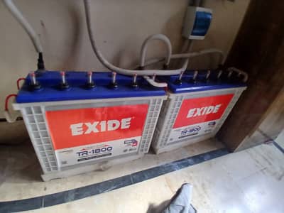 2 Tall Tubular Battries 12V 185Ah