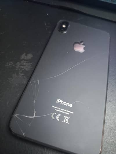 iphone xsmax 256gb pta approved back glass broken