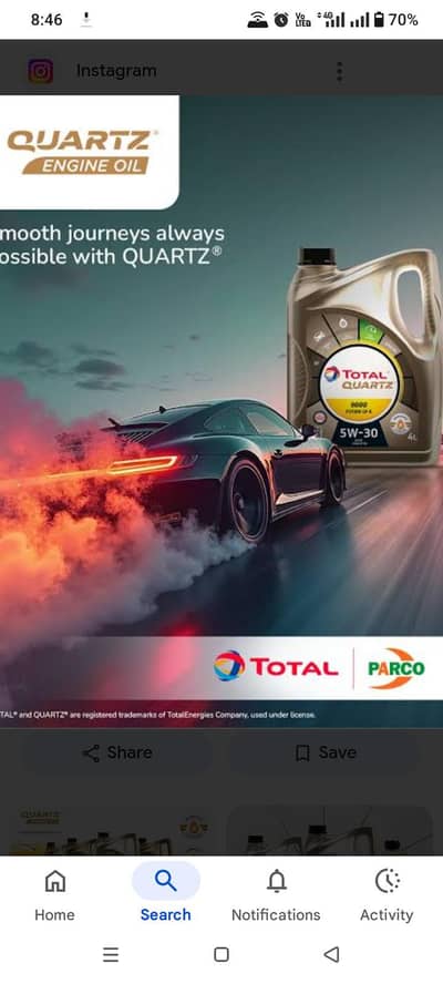 Engine oil available for total zic Mobil
