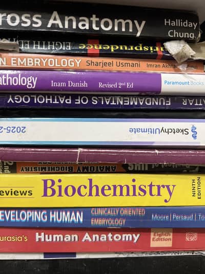 Complete 2nd Year BDS Books Set - Excellent Condition (Karachi)