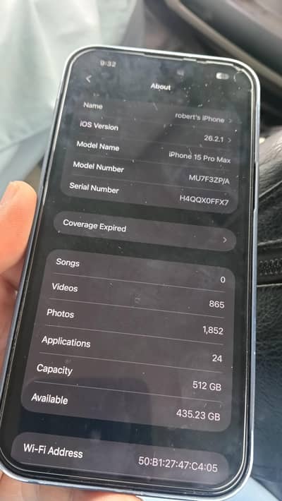 iPhone 15pro max 512 GB