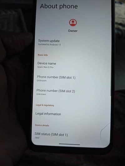 Tecno sparx neo 8 pro 4/128