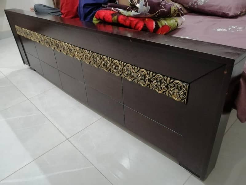 Bed with side table 2