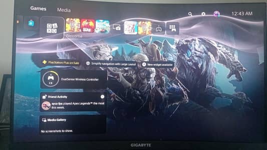 Gygabyte G27FC curve monitor 27inch