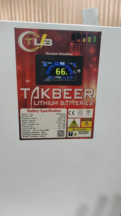 207 ah 51.2 volt 10.5kilo watt ETC Brand