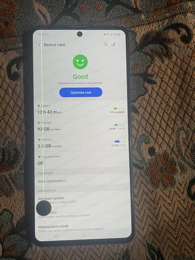 Samsung a71 pta approved