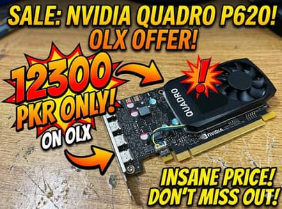 Nivida Quardo P620,Workstation Card,Perfect for video editing, Gaming