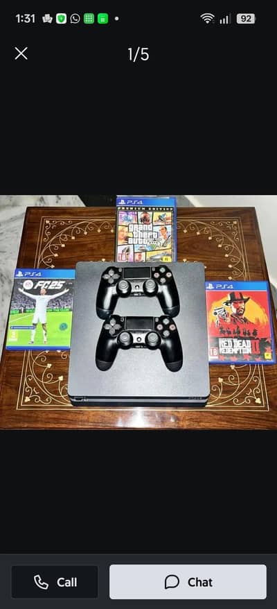 ps 4 slim has a mint condition