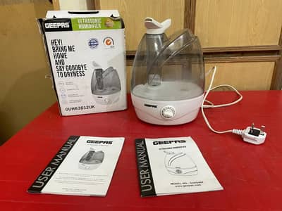 Geepas 1.5 Litre Electric Ultrasonic Cool Steam Humidifier