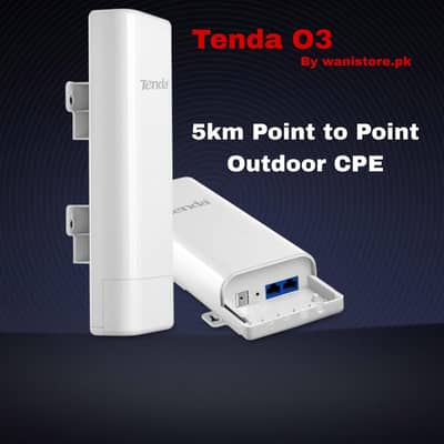Tenda O3 – Outdoor CPE Device | Long-Range Wireless | Pakistan by wani