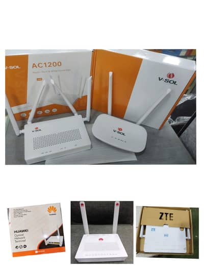 Fiber Routers 2.4G , 5G & wifi 6