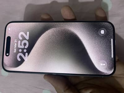 Iphone 15 pro pta approved 256gb