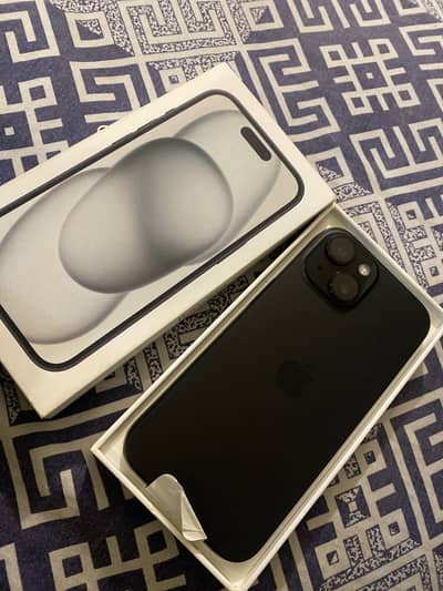 iPhone 15 128 Black 10/10 Non PTA physical +Esim Full Sim Not used