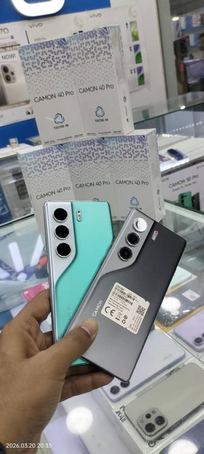 Camon40Pro 8+256 Official Available All Brands