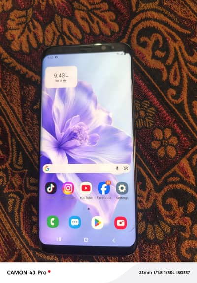 Samsung S8 plus single sim 4 64