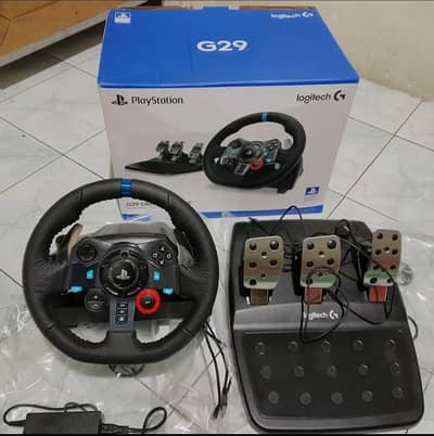 Logitech G29 With Shifter – Complete Racing Setup – COD Available