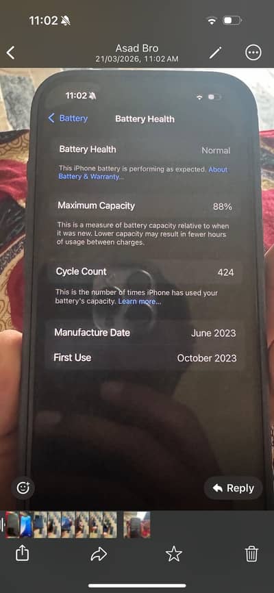 Iphone 15 pro (jv) 128 gb