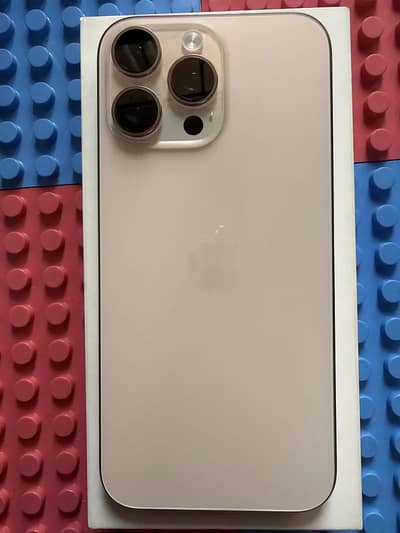 iPhone 16 Pro Max 256 GB PTA Physical Desert Titanium 98% 3month warra