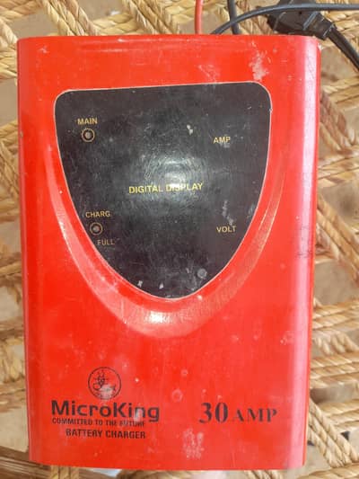 MicroKing 12v Battery Charger for 100 Ah battery