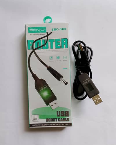 Sovo router cables, powerbank to router/wifi