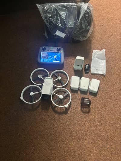 dji flip drone combo with all accessories like new