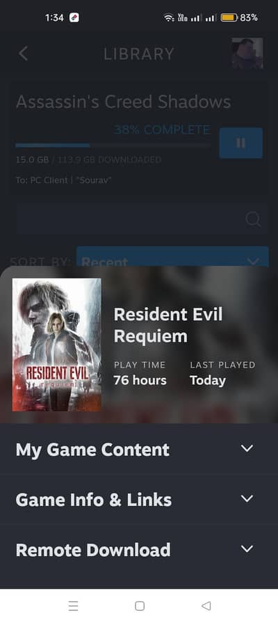 Steam Games with Resident Evil Requiem and other