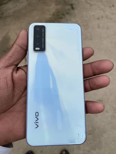 Vivo y20 with box &charger good phone one hand used for sale