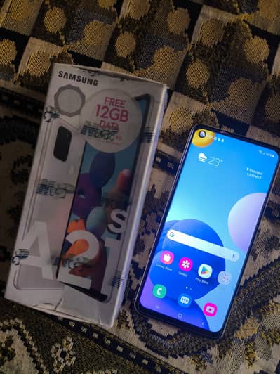 Samsung a21s white 4gb 64 gb