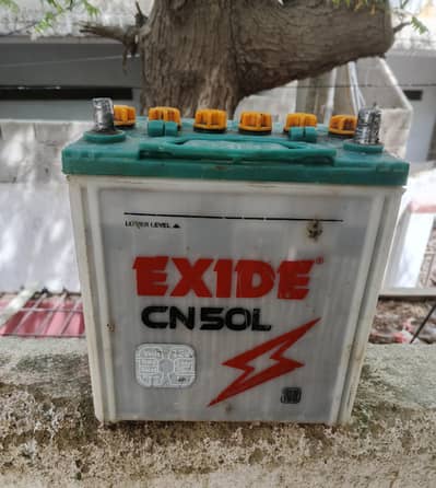 EXIDE 50 ampere mashallah bilkul okay hai