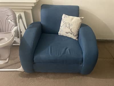 7 Seater Sofa Set with 2 side tables (used)