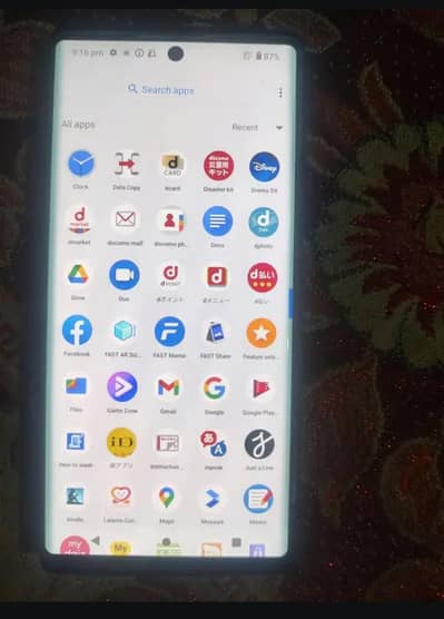 Fujitsu arrows F52A 8gb 128gb snapdragon processor