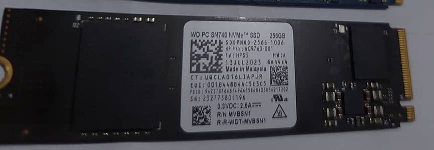 wd sn740 256gb nvme gen4x4