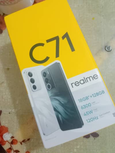 realme c71, android version 15, ram 6 GB, device storage 128 GB