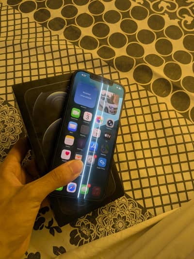 iphone 12 pro max 256GB unlock with box only bettry changed