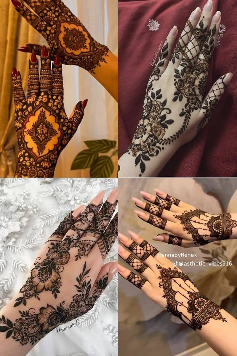  مہندی ڈیزائن ہوم سروس دستیاب  5