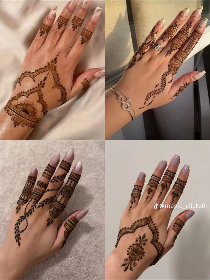  مہندی ڈیزائن ہوم سروس دستیاب  6