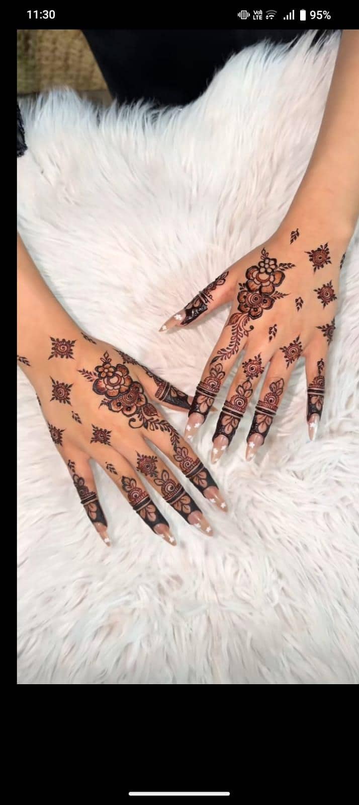  مہندی ڈیزائن ہوم سروس دستیاب  7