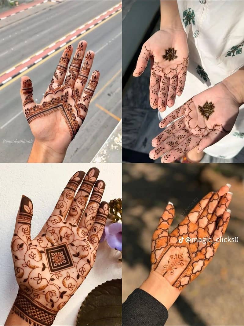  مہندی ڈیزائن ہوم سروس دستیاب  8