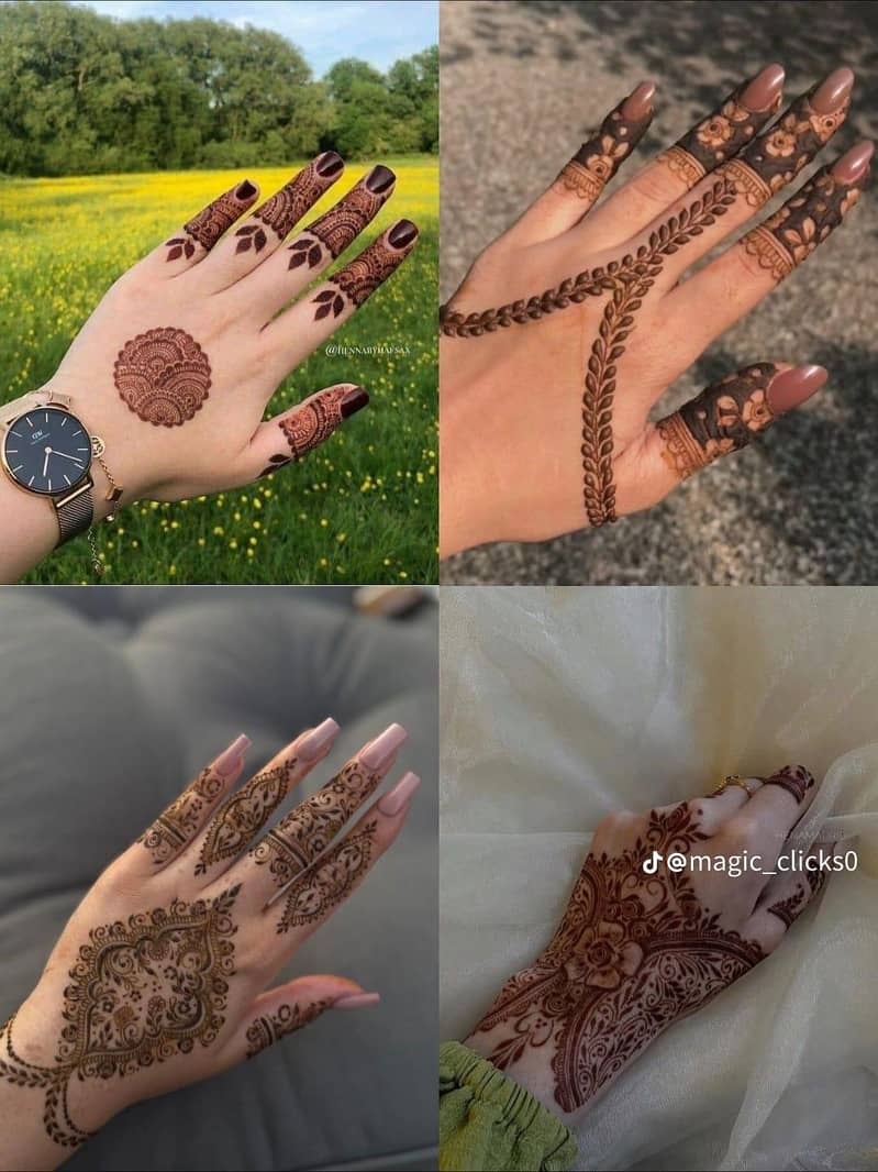  مہندی ڈیزائن ہوم سروس دستیاب  9