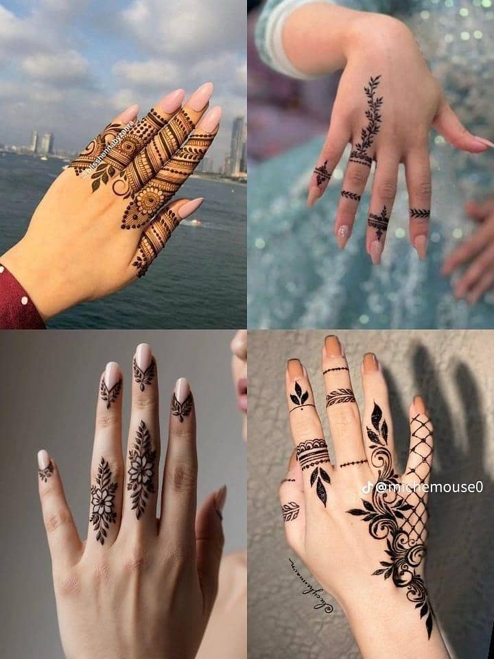  مہندی ڈیزائن ہوم سروس دستیاب  11