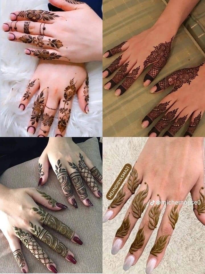  مہندی ڈیزائن ہوم سروس دستیاب  12