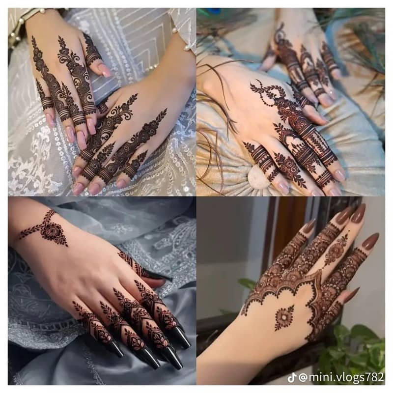  مہندی ڈیزائن ہوم سروس دستیاب  17
